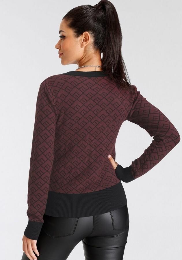 Melrose Vest in trendy jacquardpatroon met knoopsluiting - Foto 5