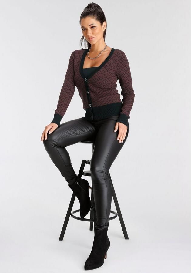 Melrose Vest in trendy jacquardpatroon met knoopsluiting - Foto 6