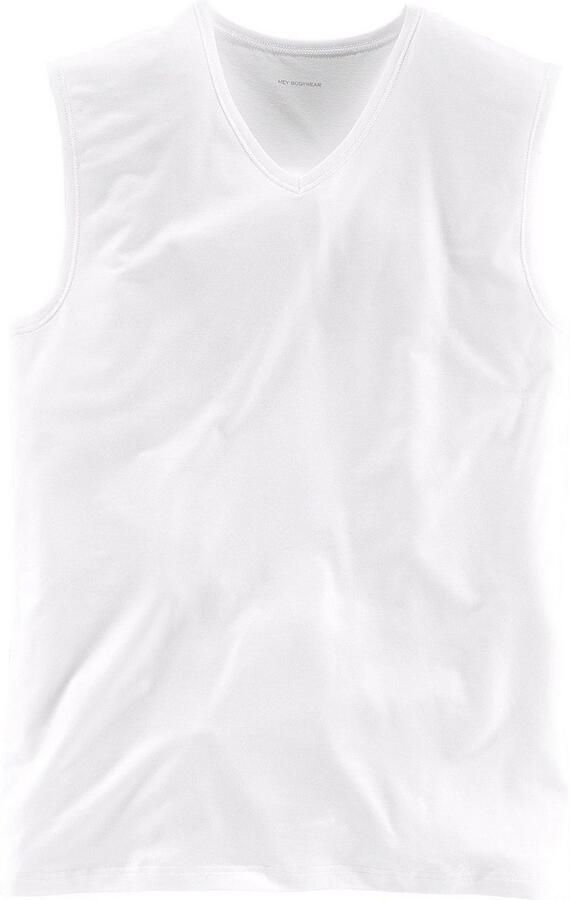 Mey T-shirt V-hals Dry Cotton Muscle Singlet Wit - Foto 6