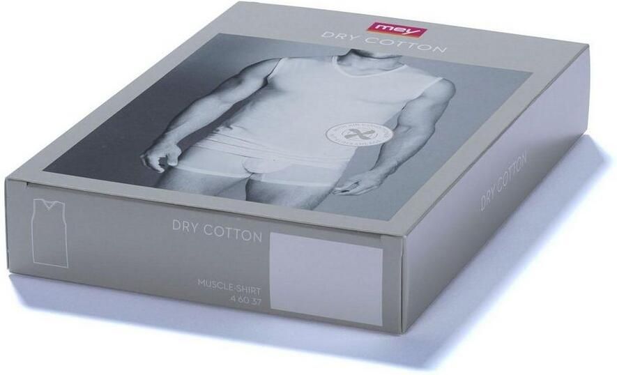 Mey T-shirt V-hals Dry Cotton Muscle Singlet Wit - Foto 3