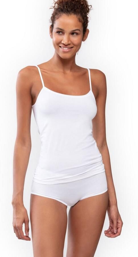 Mey Hemd Superfine Organic fijne bandjes katoenmix single jersey ademend (Set van 2) - Foto 5