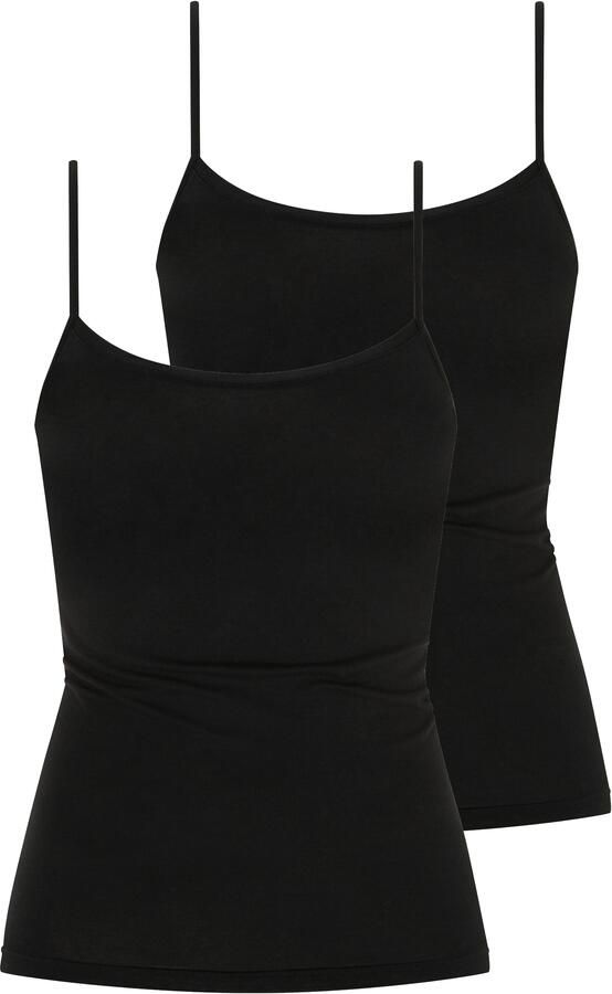 Mey Hemd Superfine Organic fijne bandjes katoenmix single jersey ademend (Set van 2) - Foto 6