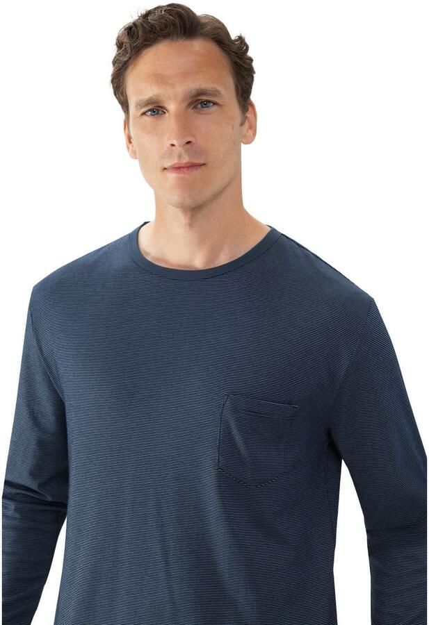 Mey Pyjama BENNISON Lange mouw borstzak comfortabele boord (2-delig)