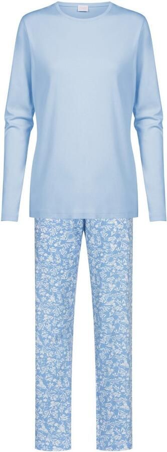 Mey Pyjama Flower Meadow Comfortband ronde hals comfortabel single jersey lange mouw (2-delig) - Foto 3