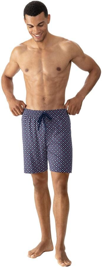 Mey Pyjamashort Tie Minimal Comfortband met trekkoord - Foto 4