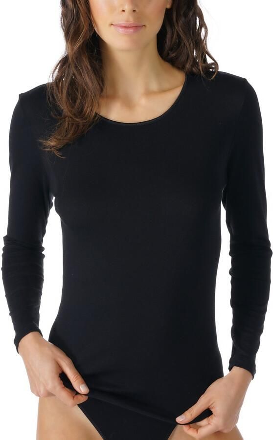 Mey Shirt met lange mouwen Noblesse Zonder opstaande zijnaad - Foto 7
