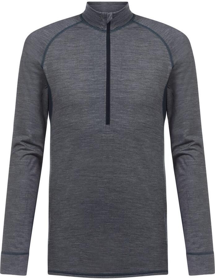 Mey Shirt met lange mouwen Prfrmnc+ Opstaande kraag met ritssluiting sneldrogend