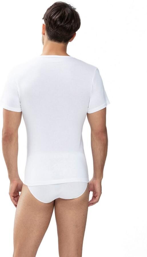 Mey Shirt met V-hals Noblesse zonder opstaande zijnaad - Foto 5