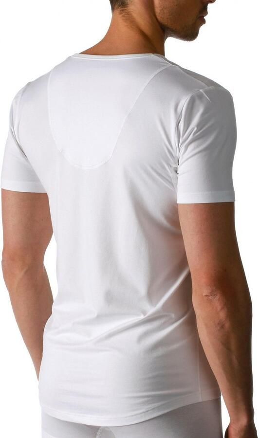 Mey Shirt voor eronder Dry Cotton Functional Korte mouw diepe V-hals single jersey met extra lange rug (1 stuk) - Foto 6