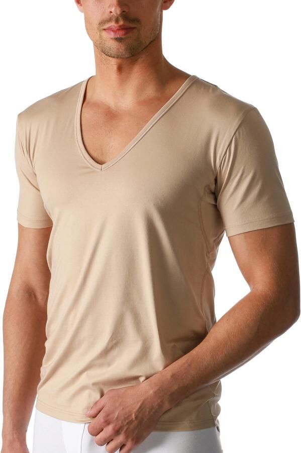 Mey Shirt voor eronder Dry Cotton Functional Korte mouw diepe V-hals single jersey met extra lange rug (1 stuk) - Foto 12
