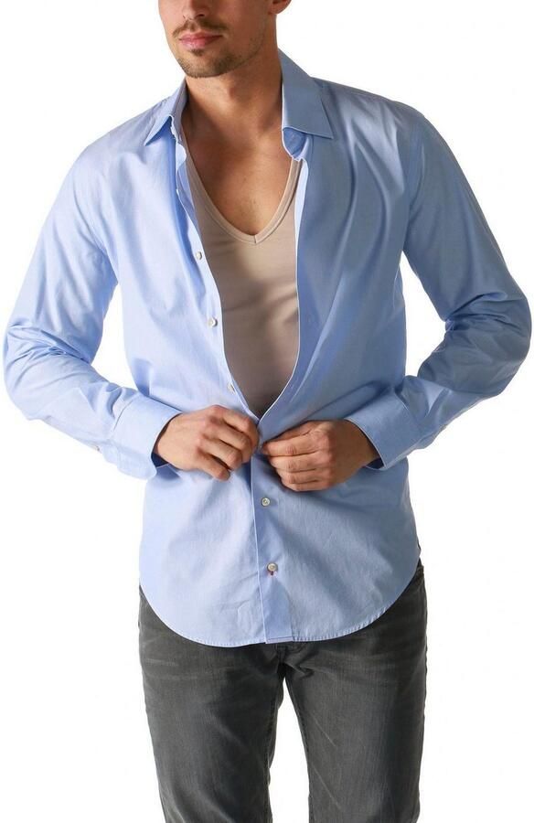 Mey Shirt voor eronder Dry Cotton Functional Korte mouw diepe V-hals single jersey met extra lange rug (1 stuk) - Foto 9