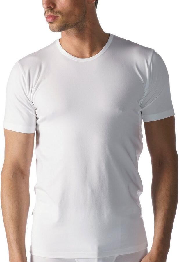 Mey Shirt voor eronder Dry Cotton Functional Korte mouw ronde hals single jersey met extra lange rug - Foto 10