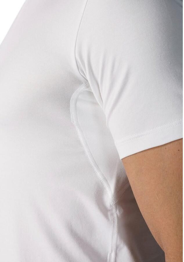 Mey Shirt voor eronder Dry Cotton Functional Korte mouw ronde hals single jersey met extra lange rug - Foto 5