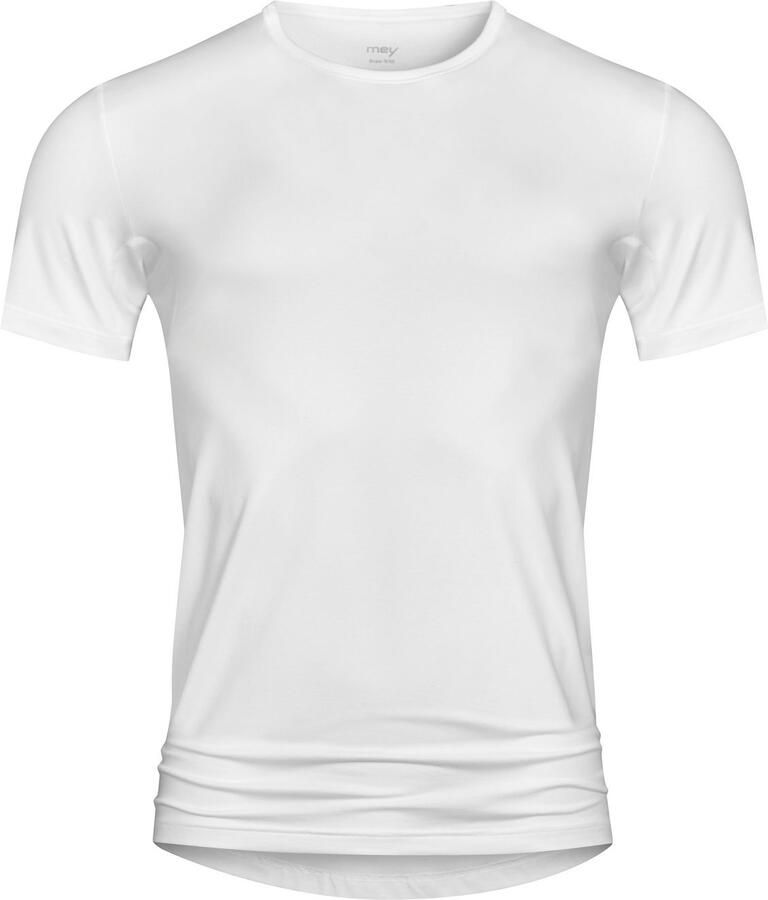 Mey Shirt voor eronder Dry Cotton Functional Korte mouw ronde hals single jersey met extra lange rug - Foto 2