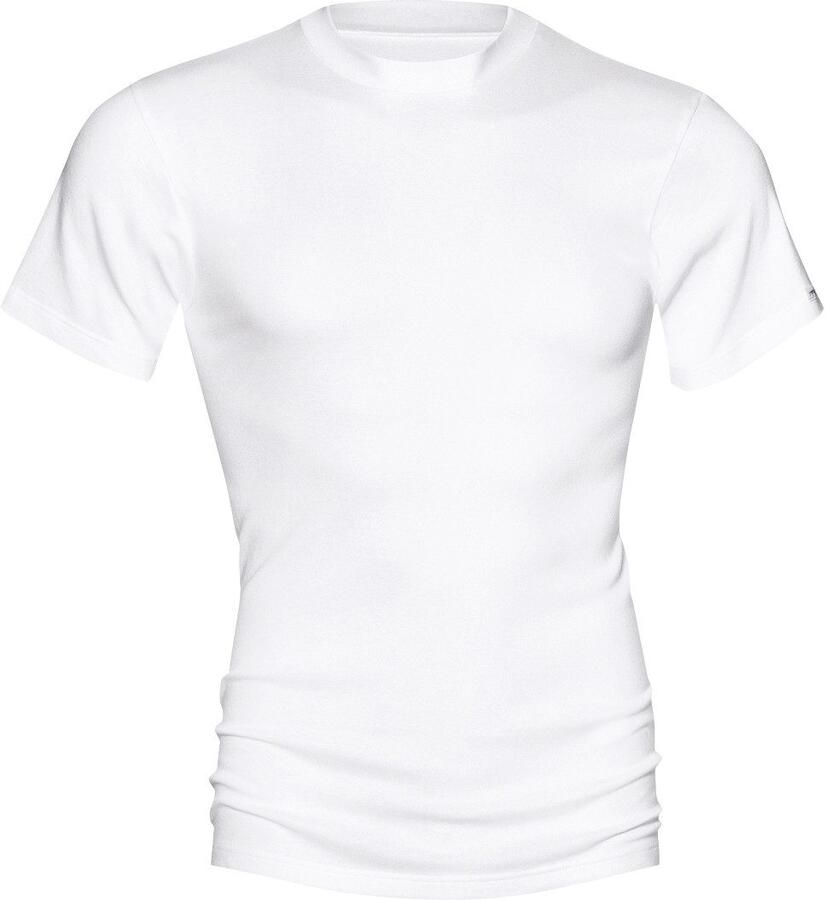 Mey Shirt voor eronder Noblesse zonder zijnaden fijnrib ronde halslijn korte mouw ademend