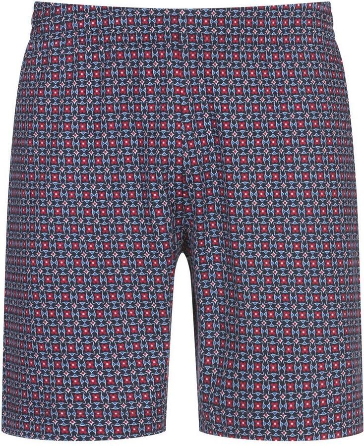 Mey Shortama RED TILE Borstzak korte mouw broek met patroon bovenstuk effen (2-delig)