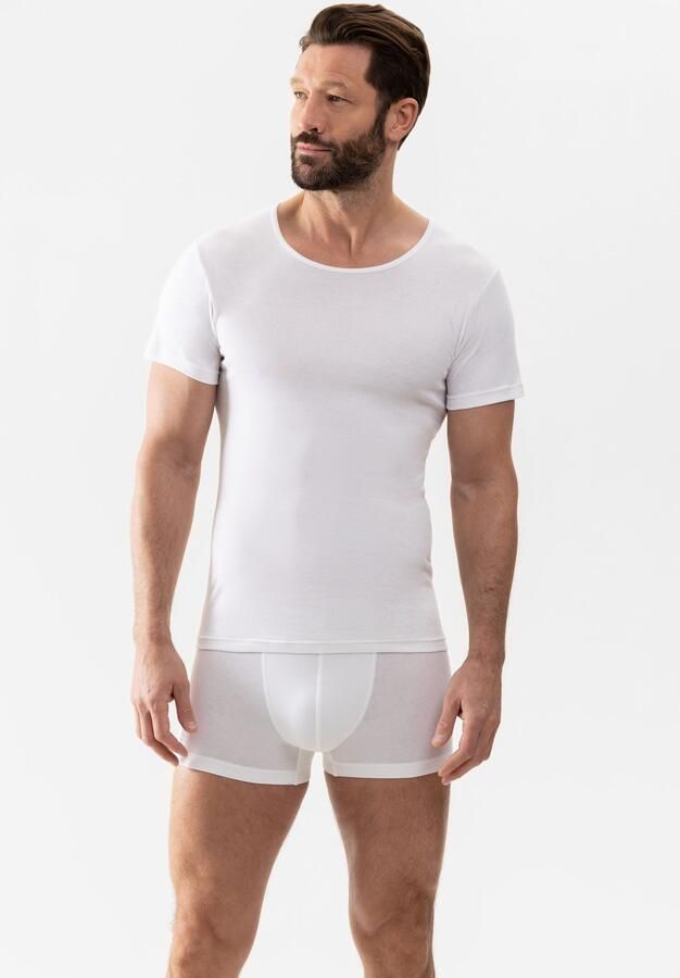 Mey T-shirt Casual katoen (K) Elastische halsafsluiting - Foto 4