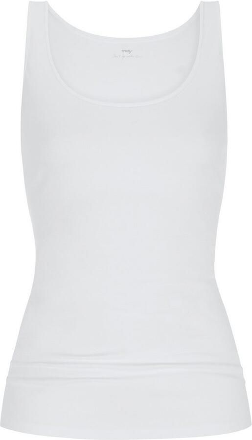 Mey Tanktop COTTON PURE Ronde halslijn ademend smalle pasvorm single jersey - Foto 2