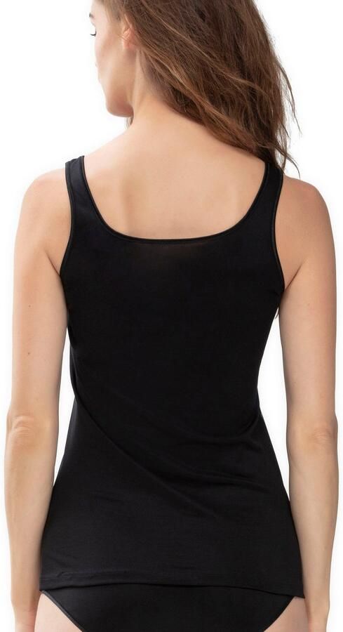 Mey Tanktop Serie Emotion zonder zijnaden brede bandjes fijnrib ronde halslijn