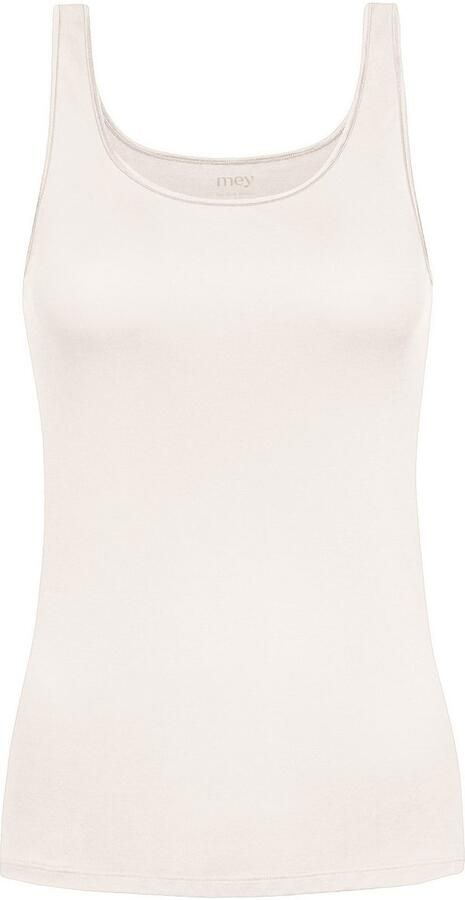 Mey Tanktop Serie Emotion zonder zijnaden brede bandjes fijnrib ronde halslijn - Foto 5