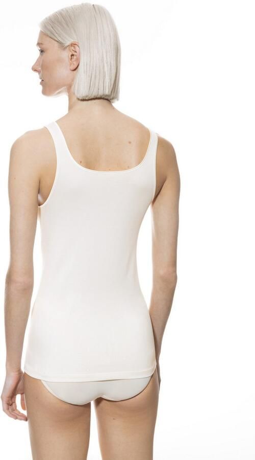 Mey Tanktop Serie Emotion zonder zijnaden brede bandjes fijnrib ronde halslijn - Foto 3