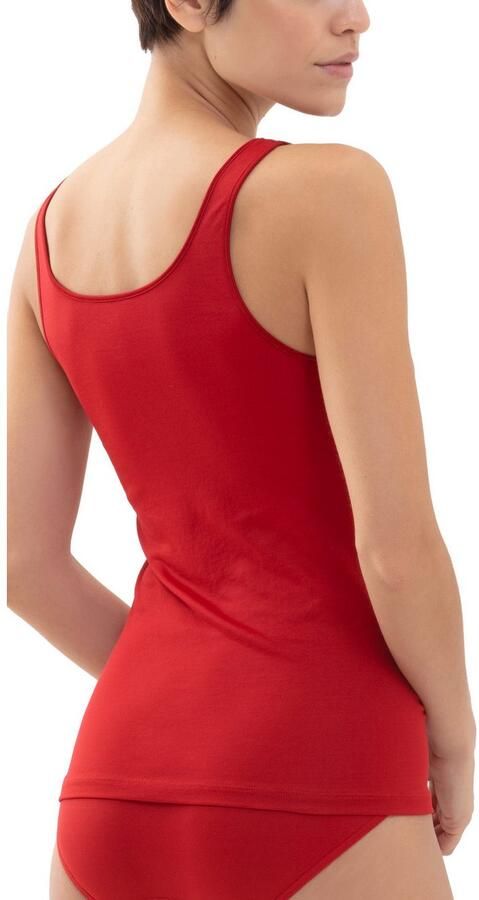 Mey Tanktop Serie Emotion zonder zijnaden brede bandjes fijnrib ronde halslijn - Foto 3