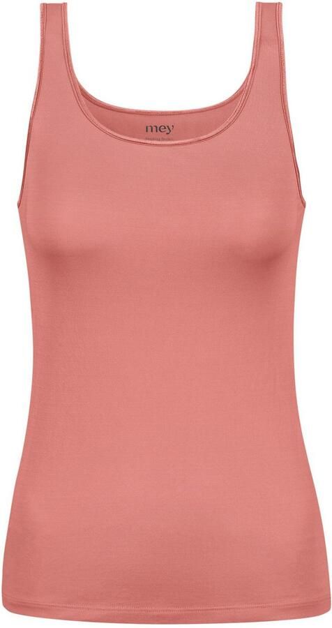 Mey Tanktop Serie Emotion zonder zijnaden brede bandjes fijnrib ronde halslijn - Foto 3