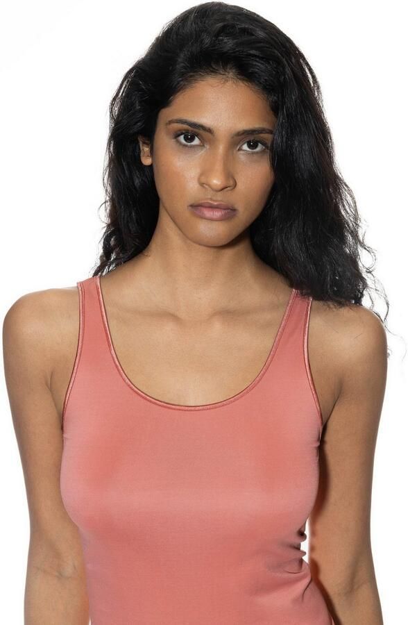 Mey Tanktop Serie Emotion zonder zijnaden brede bandjes fijnrib ronde halslijn