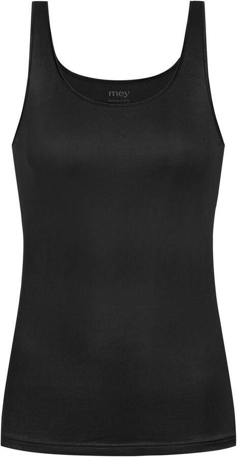 Mey Tanktop Serie Emotion zonder zijnaden brede bandjes fijnrib ronde halslijn - Foto 3