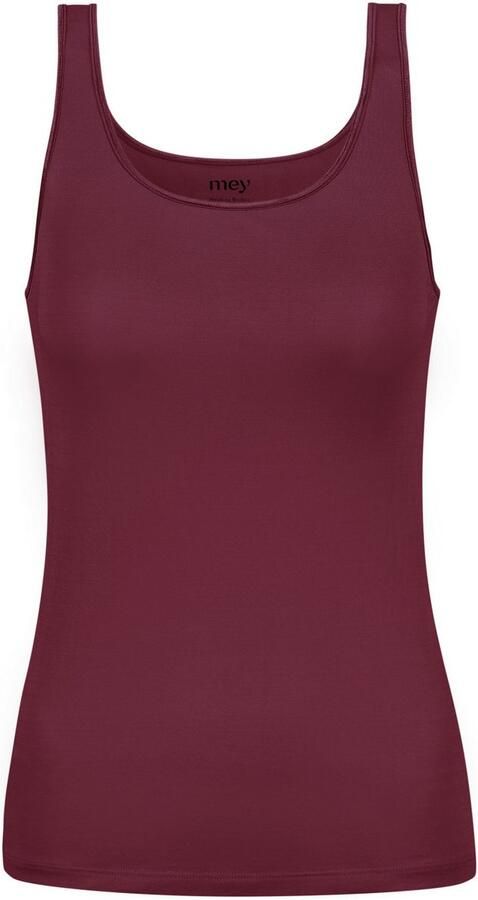 Mey Tanktop Serie Emotion zonder zijnaden brede bandjes fijnrib ronde halslijn - Foto 3