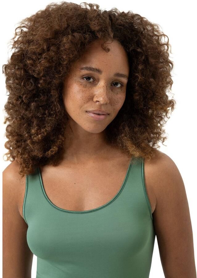 Mey Tanktop Serie Emotion zonder zijnaden brede bandjes fijnrib ronde halslijn