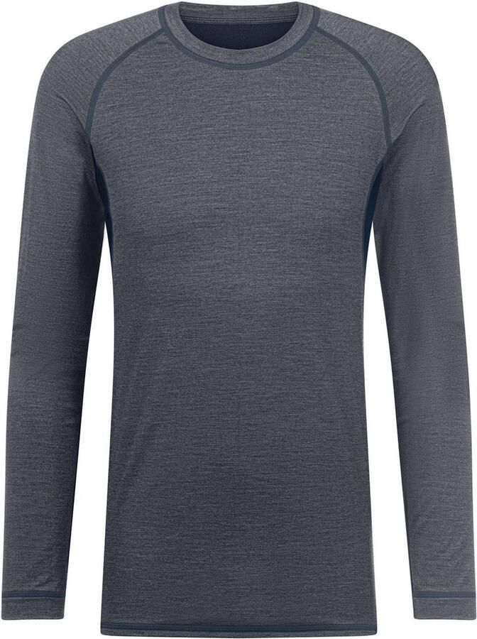 Mey Trainingsshirt Prfrmnc+ Lange mouw sneldrogend ronde hals lichaamsnauwsluitende pasvorm