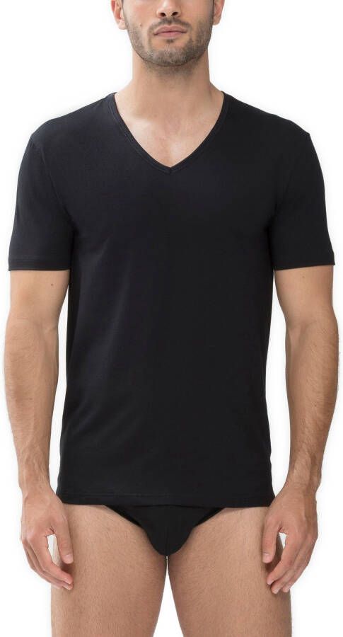 Mey V-hals Dry Cotton T-shirt Zwart