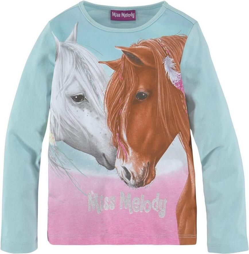 Miss Melody Shirt met lange mouwen voor paardenfans