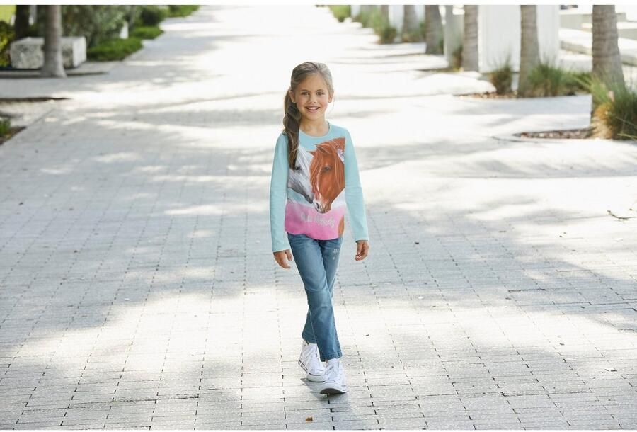 Miss Melody Shirt met lange mouwen voor paardenfans - Foto 4