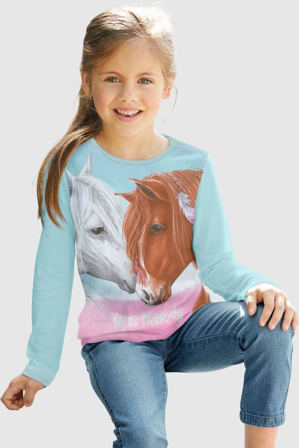 Miss Melody Shirt met lange mouwen voor paardenfans