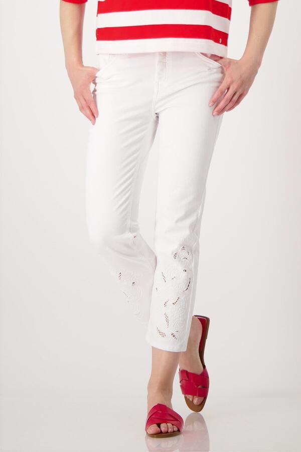 Monari 7 8 jeans met ajourkant - Foto 6