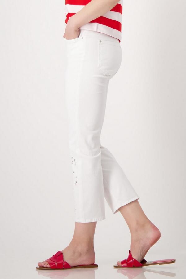 Monari 7 8 jeans met ajourkant - Foto 2