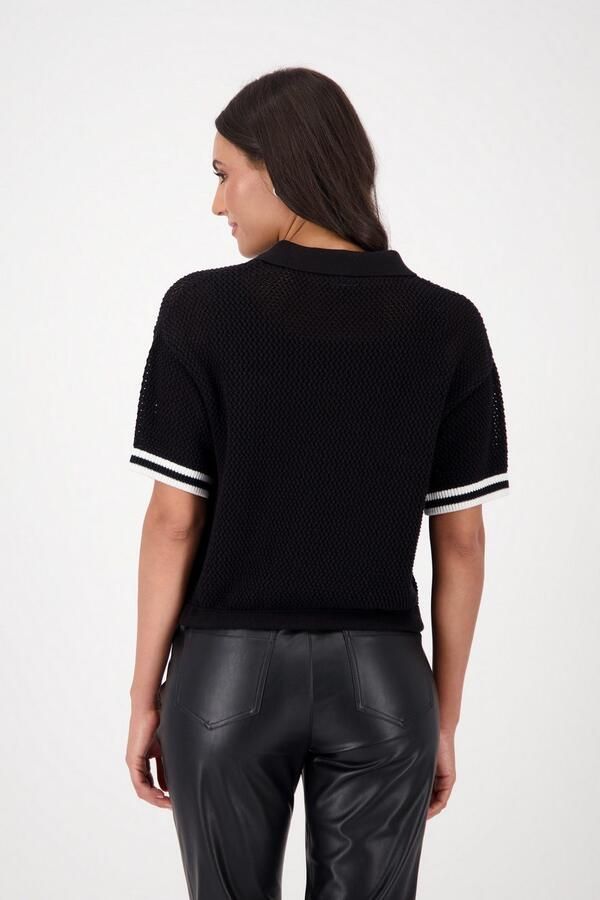 Monari AjourTrui ajour Met een ronde hals - Foto 3