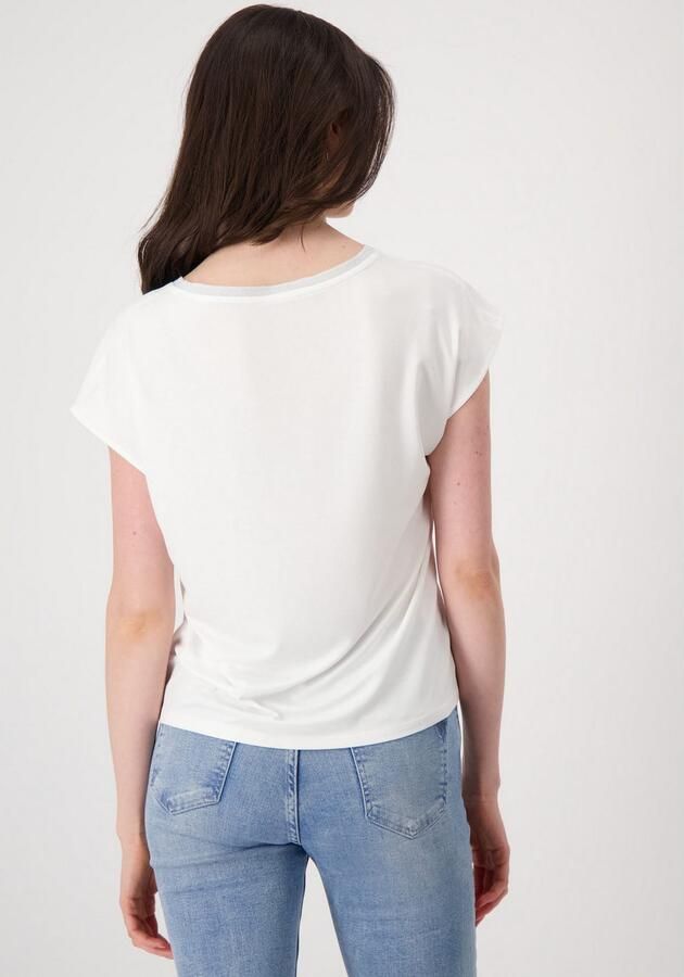 Monari Blouse zonder sluiting met opgestikte sierzak - Foto 5