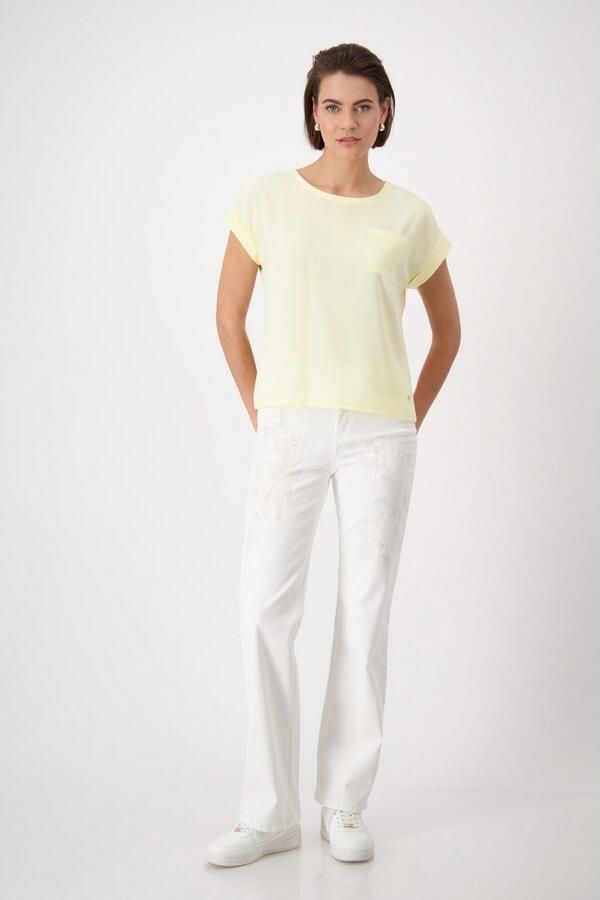 Monari Blouse zonder sluiting met opgestikte zak - Foto 5