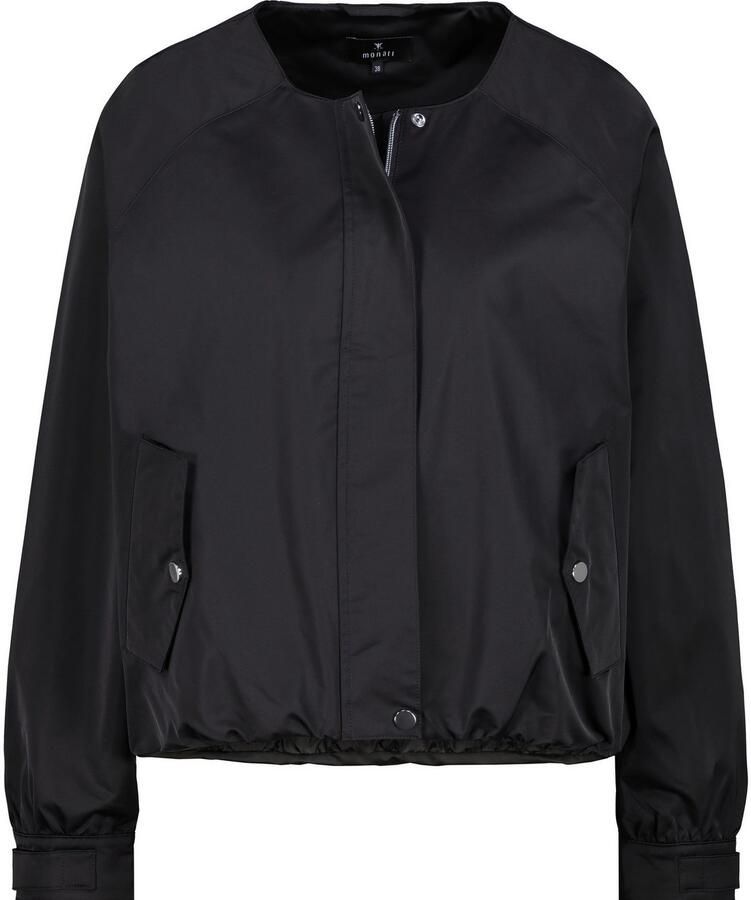 Monari Blouson Jas Blouson Met een ronde hals