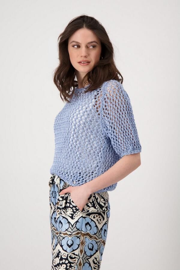 Monari Gebreide trui in ajourbreisel - Foto 2