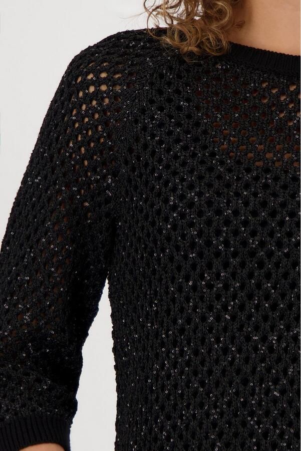 Monari Gebreide trui in ajourbreisel - Foto 2