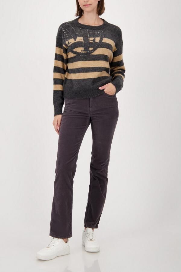 Monari Gebreide trui Regular fit met ronde hals - Foto 5