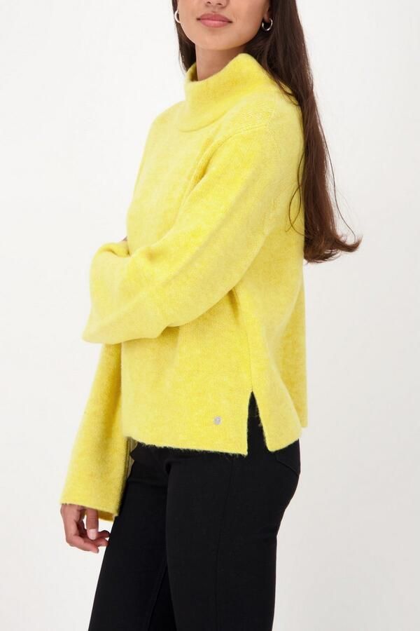 Monari Gebreide trui Regular fit met staande kraag - Foto 4