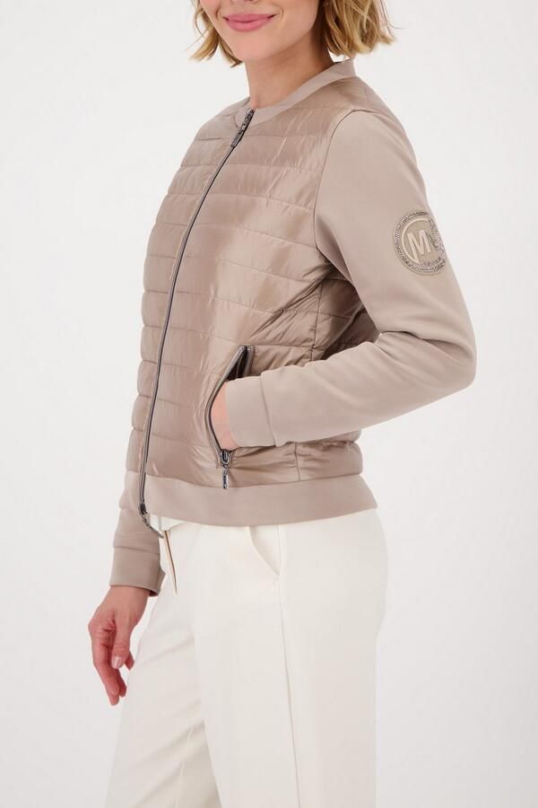 Monari Gewatteerde jas Gewatteerd + Neopreen Regular fit met ronde hals - Foto 2