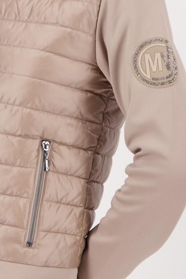 Monari Gewatteerde jas Gewatteerd + Neopreen Regular fit met ronde hals - Foto 4