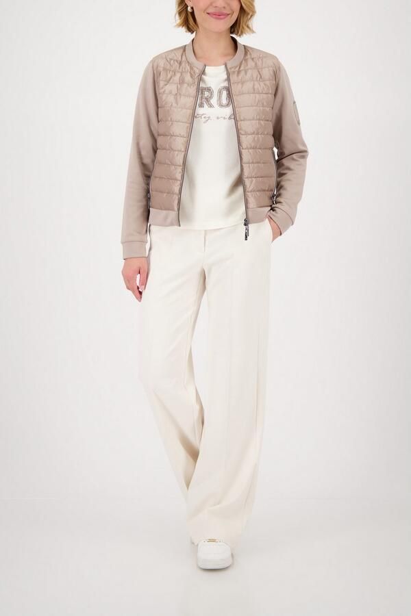 Monari Gewatteerde jas Gewatteerd + Neopreen Regular fit met ronde hals - Foto 5