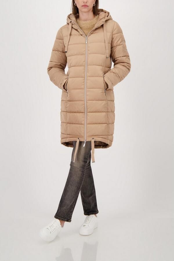 Monari Gewatteerde jas Regular fit met ronde hals en capuchon - Foto 3